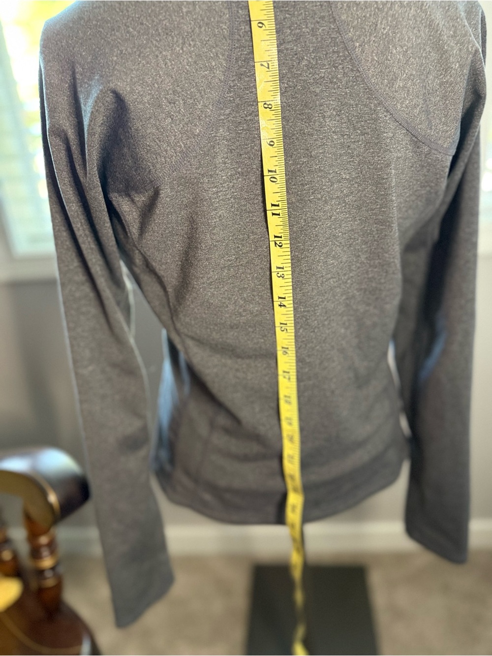 lululemon athletica Charcoal Gray Full-Zip Women's Jacket - Picture 2 of 6